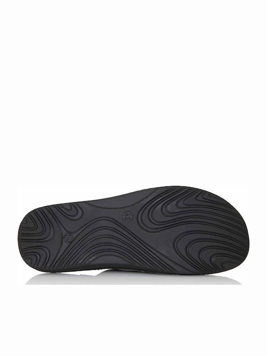 Leather Men's Brown Anatomical Slippers