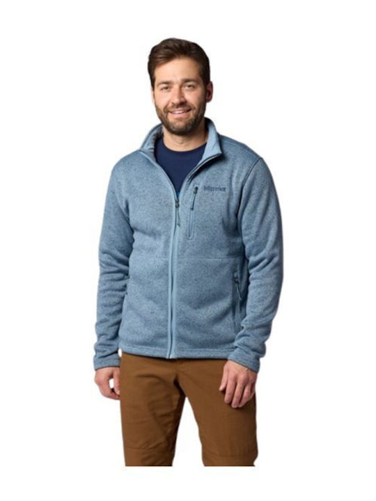 Drop Line Herren Fleecejacke Blau