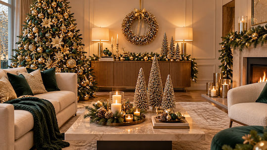 Christmas Decorative Wooden Tree 50cm