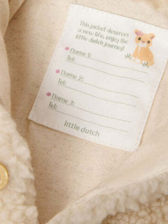 Cardigan pentru Copii cu Glugă Bej