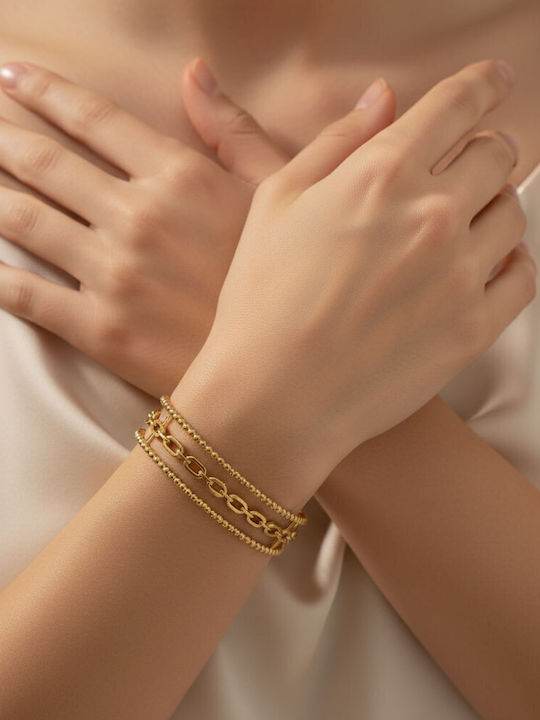 Damen-Armband Kette aus Stahl