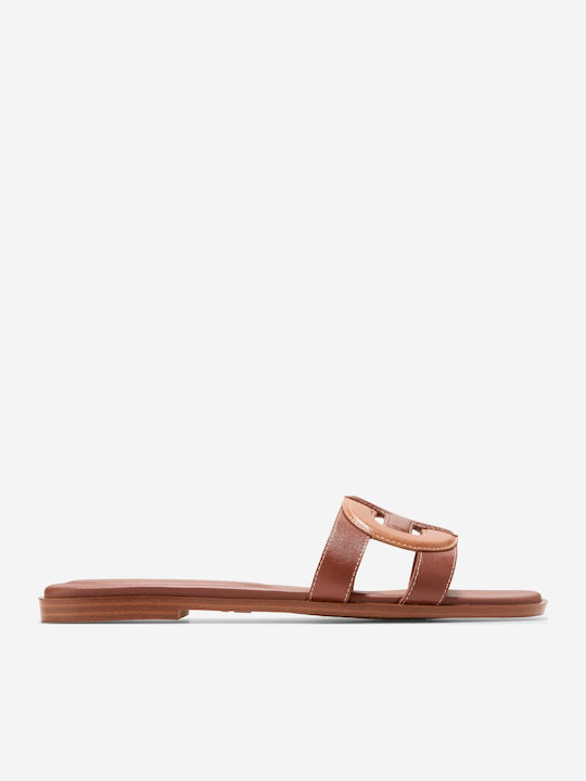 Chrisee Leather Women's Sandals Brown