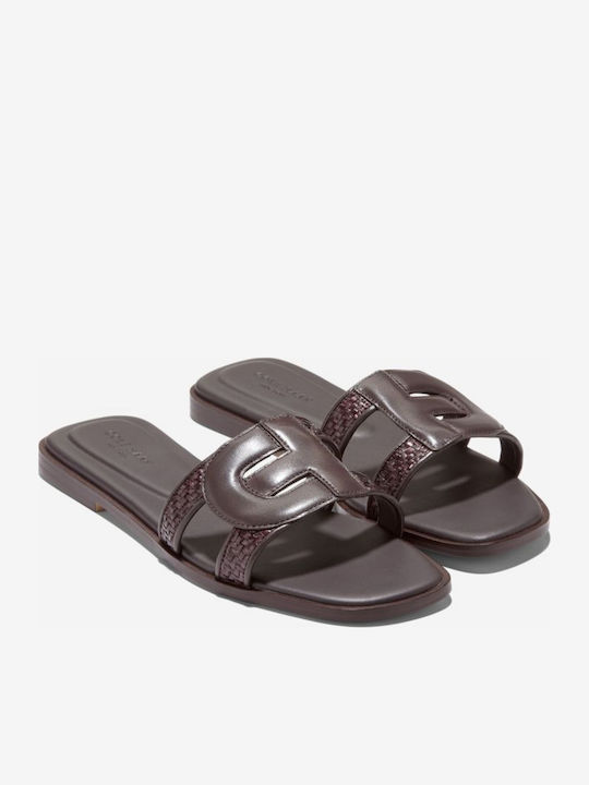 Chrisee Leather Women's Sandals Brown