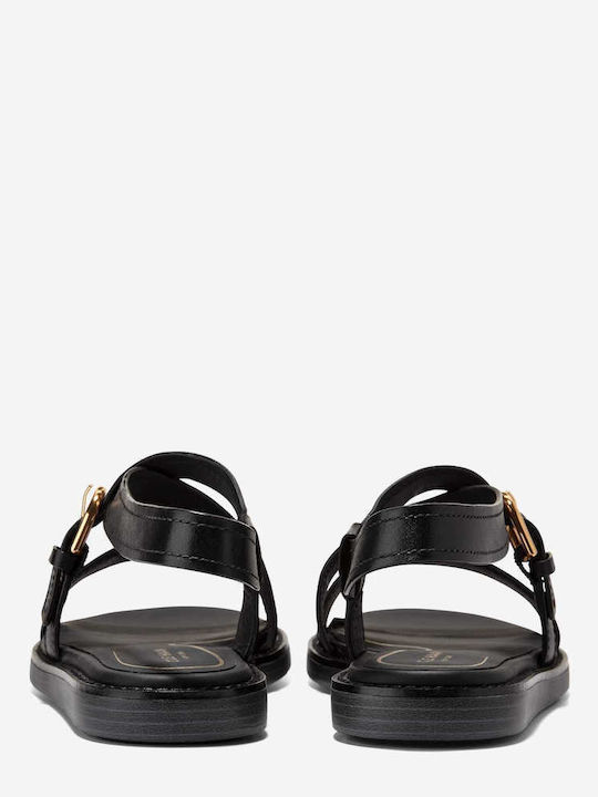Kami Leather Women's Black Sandals