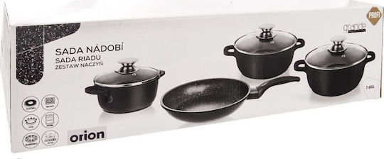Orion SteweHome Töpfe Set aus Aluminium mit Antihaftbeschichtung 7 Teile Orion SteweHome Töpfe Set aus Aluminium mit Antihaftbeschichtung 7 Teile