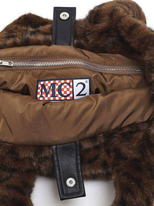 Colette Soft Fur Women's Tote Bag Brown