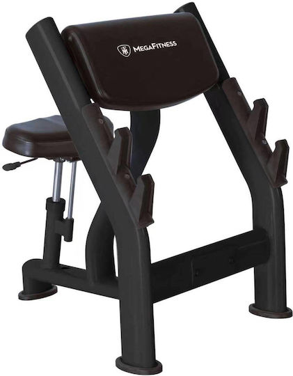MegaFitness Επικλινής Πάγκος Γυμναστικής Δικεφάλων