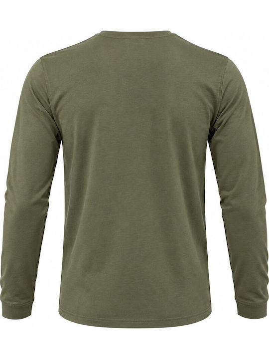 Bordeauxfarbenes Langarmshirt