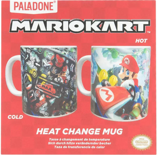 Paladone Mario Kart Термоактивна Керамична Чаша Paladone Mario Kart Термоактивна Керамична Чаша