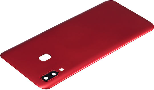 Back Cover Glass Camera Lens Samsung Galaxy A30 A305 2019 Aftermarket Plus Red