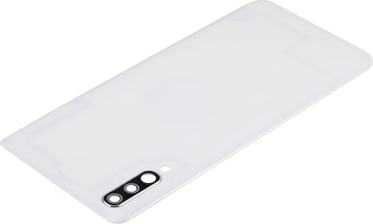 Backcover-Glas Samsung Galaxy A70 A705 2019 Aftermarket Plus Weiß