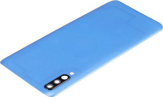 Back Cover Glass Samsung Galaxy A70 A705 2019 Aftermarket Plus Blue