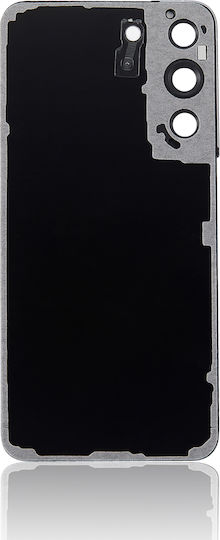 Back Cover Glass Camera Lens Samsung Galaxy S22 5g No Logo Aftermarket Plus Phantom Black