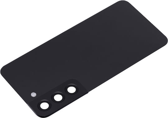 Back Cover Glass Camera Lens Samsung Galaxy S22 5g No Logo Aftermarket Plus Phantom Black