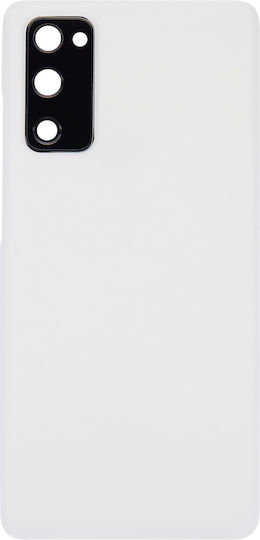 Задно стъкло за капак с леща за камера за Samsung Galaxy S20 FE 5G Aftermarket Plus облачно бяло