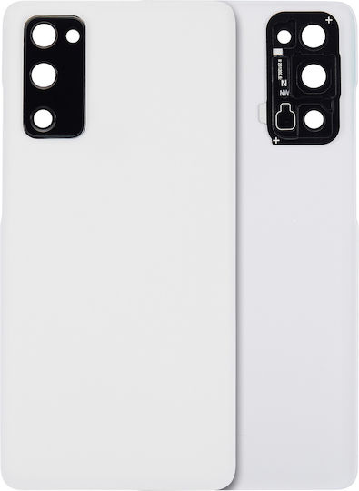 Задно стъкло за капак с леща за камера за Samsung Galaxy S20 FE 5G Aftermarket Plus облачно бяло