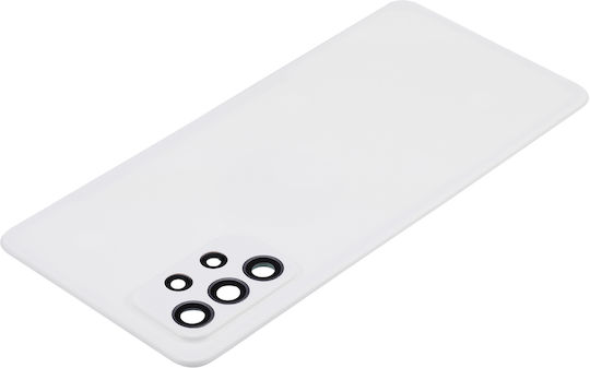 Back Cover Glass Samsung Galaxy A72 A725 2021 Aftermarket Plus Awesome White
