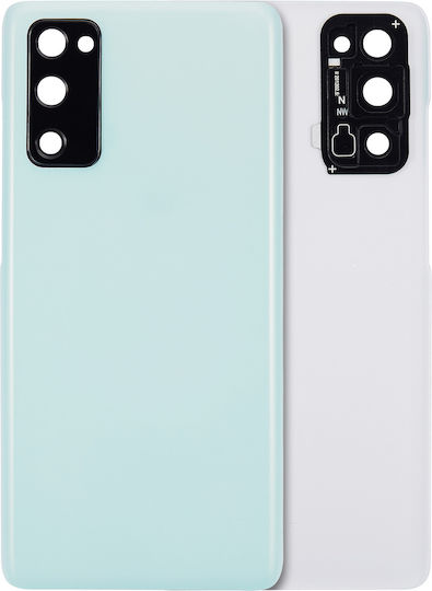 Back Cover Glass Camera Lens Samsung Galaxy S20 Fe 5g Aftermarket Plus Cloud Mint