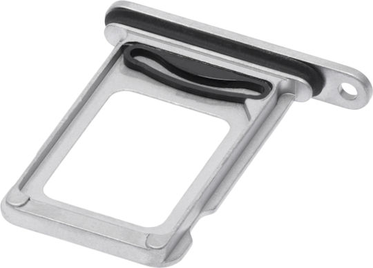 Двойна тава за SIM карти за iPhone 13 Pro / 13 Pro Max, сребриста