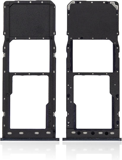SIM-Kartenhalter für ein Samsung Galaxy A10 A105 2019 Schwarz