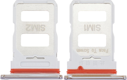 Dual Sim Card Tray Xiaomi Poco F3 K40 White