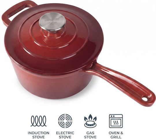 Hausberg Oală Mică Pentru Lapte din Fontă 1,9 l / Hausberg Oală Mică Pentru Lapte din Fontă 1,9 l /