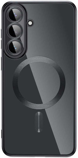 Tech-Protect Samsung Galaxy S26 FE Силиконов Калъф TPU MagSafe MagFlex Прозрачен Блестящ Черен