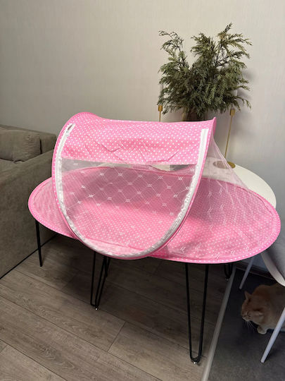 Πτυσσόμενη Κουνουπιέρα Pop-up Ροζ 110×60×38 εκ.
