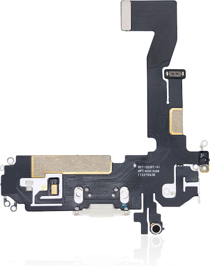 Charging Port Flex Cable Iphone 12 Pro Aftermarket Plus Silver