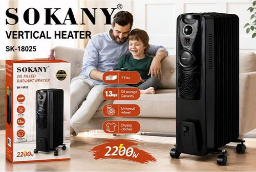 Sokany Boden-Konvektorheizung 2200 W