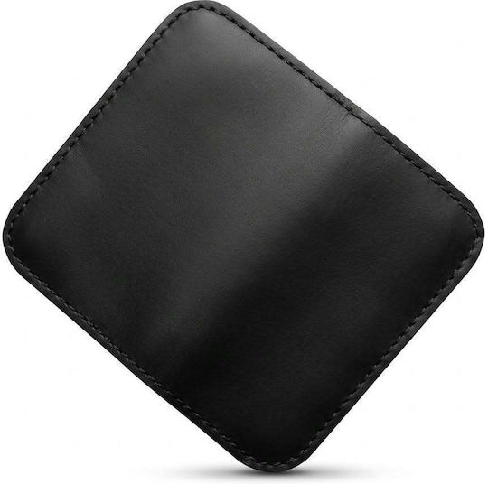 Gk Shoes Tabacheră din Piele Lucrată Manual cu Închidere Magnetică negru și maro