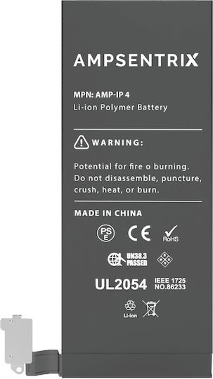 Replacement Battery Iphone 4 Ampsentrix Pro