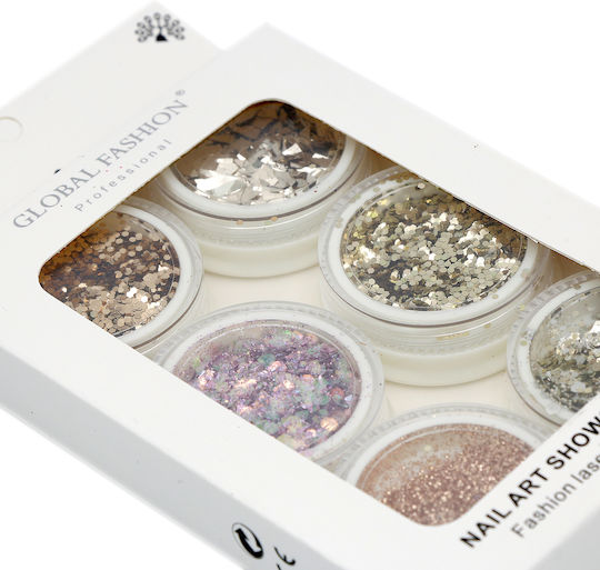 Global Fashion Nail Decor Set 6 Pieces 20805