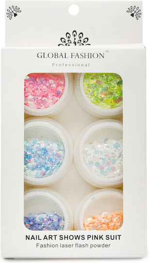 Global Fashion Nageldesign-Dekorationsset #12 6 Stück