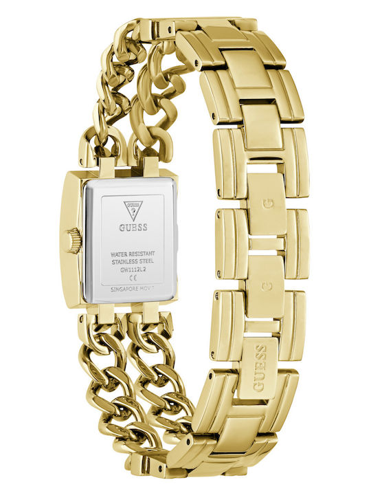 Women's 27mm Battery-Powered Watch with Gold Stainless Steel Bracelet