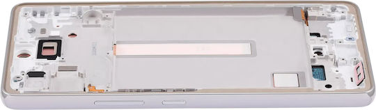 Ansamblu OLED cu Ramă Samsung Galaxy A53 5G A536 2022 6,46" Aftermarket Plus Alb