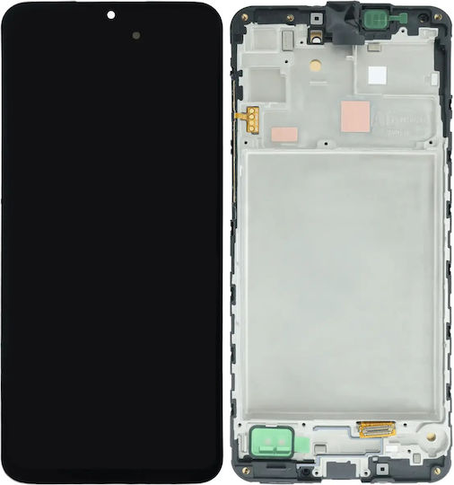 OLED-Baugruppe mit Rahmen für Samsung Galaxy A16 5G A166U 2024 US-Version Aftermarket Plus in allen Farben