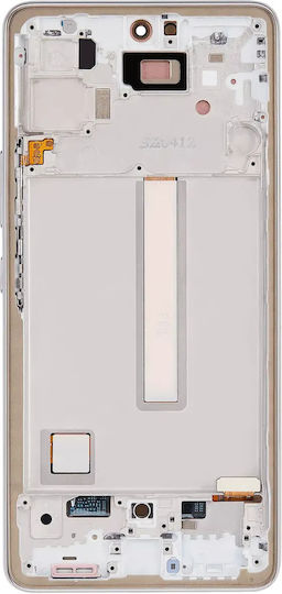 Ansamblu OLED cu Ramă Samsung Galaxy A53 5G A536 2022 6,46" Aftermarket Plus Alb