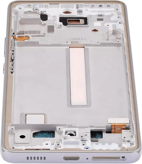 Ansamblu OLED cu Ramă Samsung Galaxy A53 5G A536 2022 6,46" Aftermarket Plus Alb