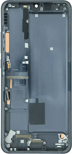 Ansamblu LCD cu Ramă Xiaomi Mi Note 10 Original OEM Negru Midnight