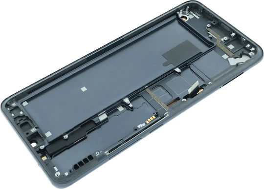 Ansamblu LCD cu Ramă Xiaomi Mi Note 10 Original OEM Negru Midnight