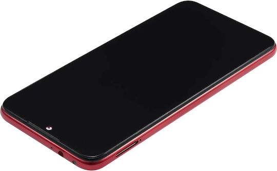 LCD-Baugruppe mit Rahmen Xiaomi Redmi Note 7 7 Pro Aftermarket Plus Nebelrot
