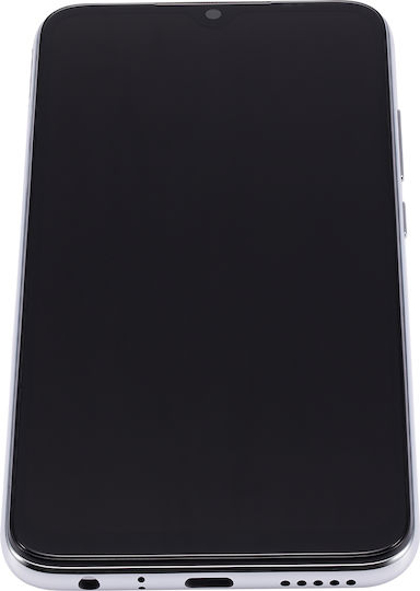 LCD Модул с рамка Xiaomi Redmi Note 8 Redmi Note 8 2021 Aftermarket Plus Лунно бял
