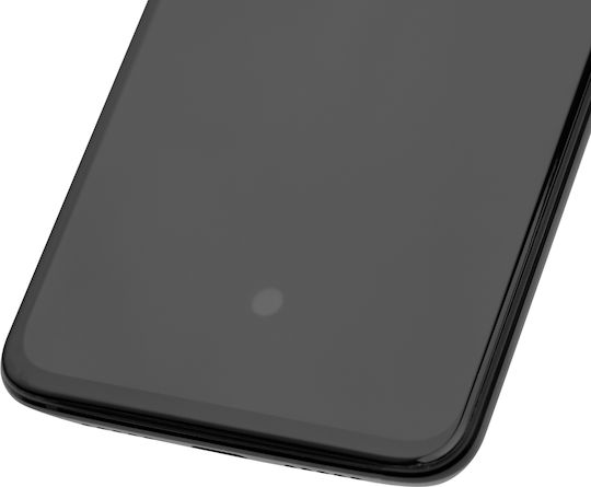 OLED Displayeinheit mit Rahmen OnePlus 6T A6010 A6013 Aftermarket Plus Mitternachtsschwarz