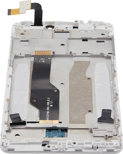 Ansamblu LCD cu Ramă pentru Xiaomi Redmi Note 4x Aftermarket Plus Alb