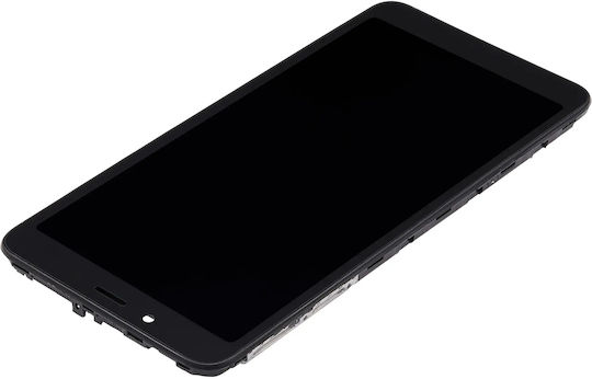 Ansamblu LCD cu ramă pentru Xiaomi Redmi 6 6a, Aftermarket Plus, Negru