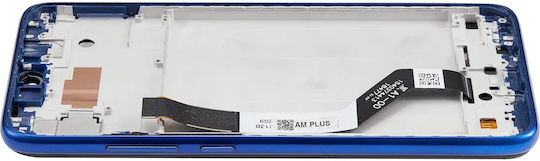 LCD-Baugruppe mit Rahmen für Xiaomi Redmi Note 7 7 Pro Aftermarket Plus Neptune Blue