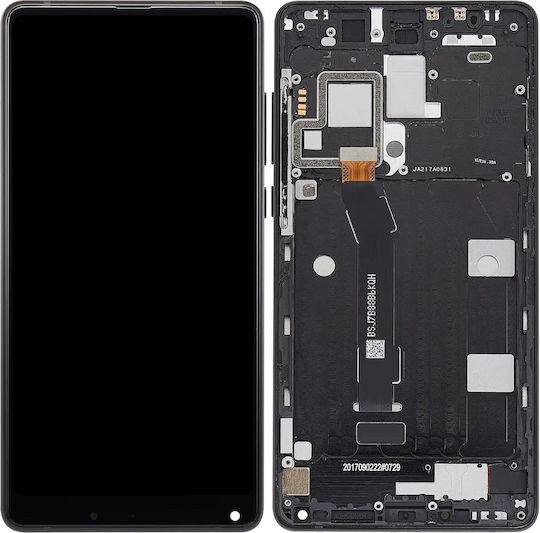 Lcd Assembly Frame Xiaomi Mi Mix 2 Aftermarket Plus Black