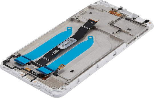 LCD-Baugruppe mit Rahmen Xiaomi Redmi 6 6a Aftermarket Plus Weiß