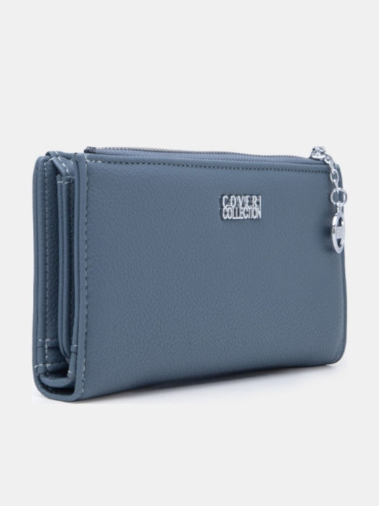 Large Women's Wallet Light Blue